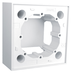 10976_ABR: Montna krabica na povrch, biela