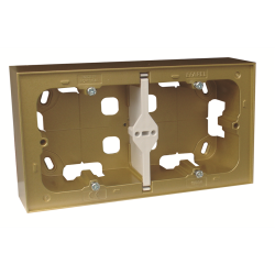10994_ADU: Dvojit montna krabica na povrch, zlat