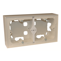 10994_AMF: Dvojit montna krabica na povrch, slon. kos