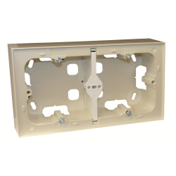 10994_APE: Dvojit montna krabica na povrch, perleov