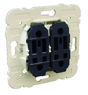 21203: Dvojit prepna striedav so signalizanou LED rad.6+6 (5b)