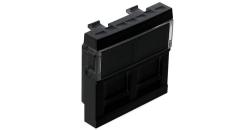 45971 SPM: Kryt pre 2 konektory RJ45, 2-moduly, ierna matn
