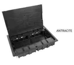 83012 CAT: Podlahov� box - 24 modulov, antracit