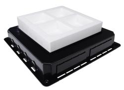 83058: Montna krabica pre podlahov box, 16-modulov