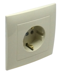 90135_CMF: Komplet zsuvka (Schuko), slon.kos