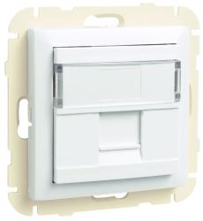 90441 S MF: Kryt jednon�s. d�t. z�s (pre RJ45), slon.kos�, (bez konektora)