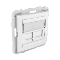 90442_SBR: Kryt dvojitej dt. zs (pre RJ45), biela (bez konektorov)
