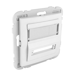 90448_SBR: Kryt pre spojku SC APC Duplex optic. konektor, biela