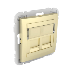 90448_SDU: Kryt pre spojku SC APC Duplex optic. konektor, zlat