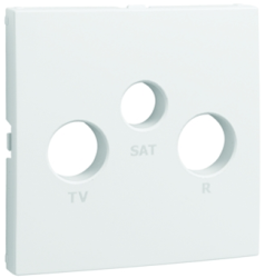 90775_TBR: Kryt zsuvky R-TV-SAT, biela