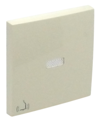 90795_TMF: Kryt tlaidla, symbol ZVONEK+ orientan LED, slon.kos